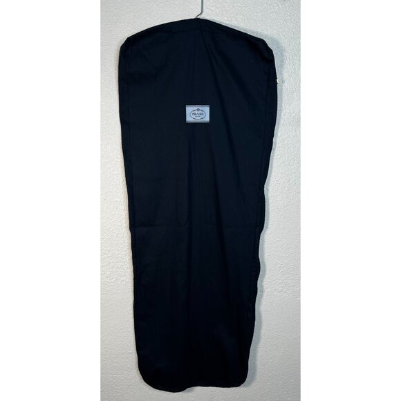 Prada Zip Around Full Length Hanging Garment Travel Bag Cotton Made in Italy - Picture 1 of 9
